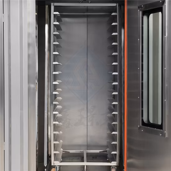 Commercial Bakery Equipment Gas 32 Trays Rotary Oven From China
