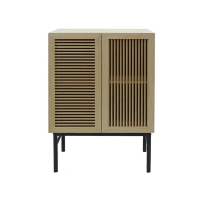 Hot Sale Style Wooden Rattan Storage Two Sideboard Cabinet Buffet Modern for Dining Room