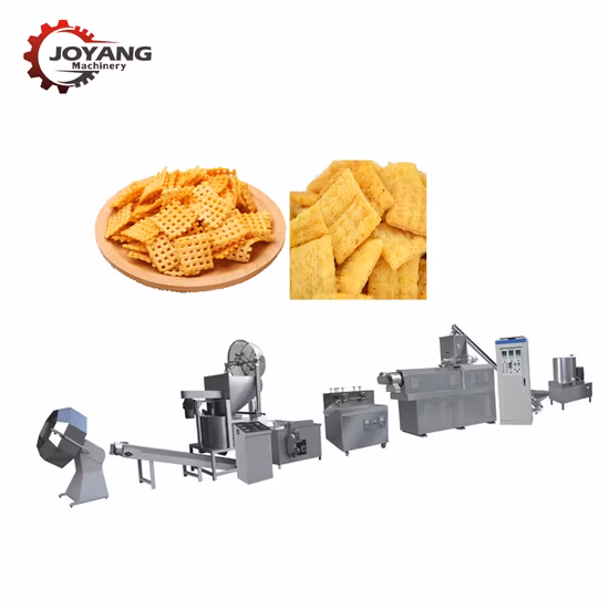 Automatic Frying Snack Food Production Line Snack Food Processing Machinery Fry Snacks Pellet Fried Snack Equipment